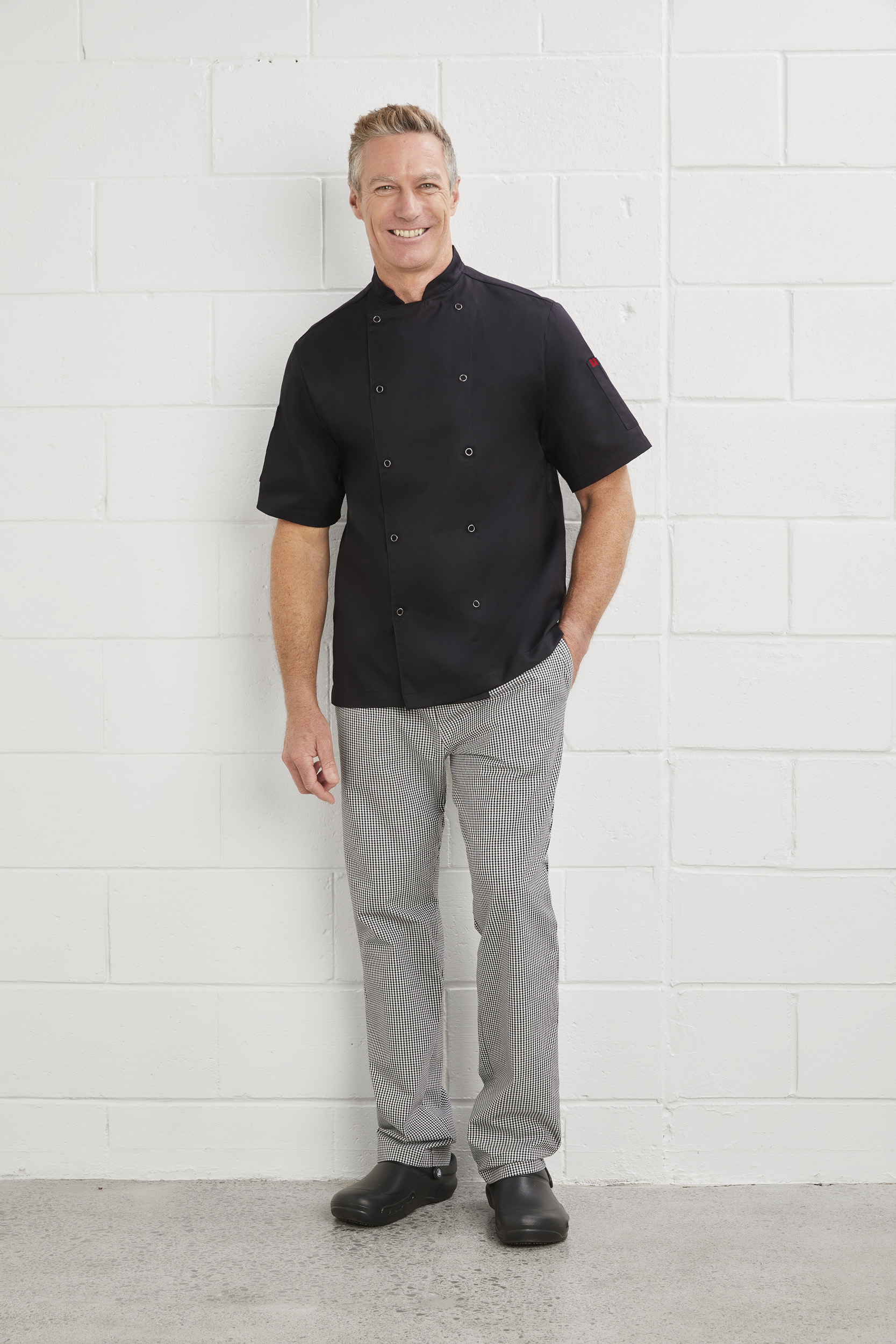 Chef's Pant Dash Men White/Black