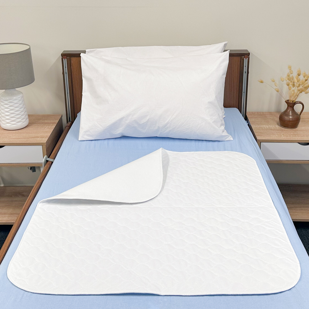 Bed Pad Brushed White 118552