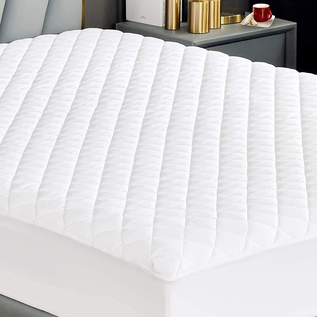 Mattress Protector Quilt Fitted Super-King