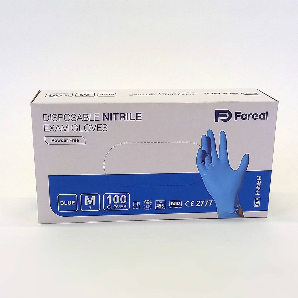 Gloves Nitrile Blue