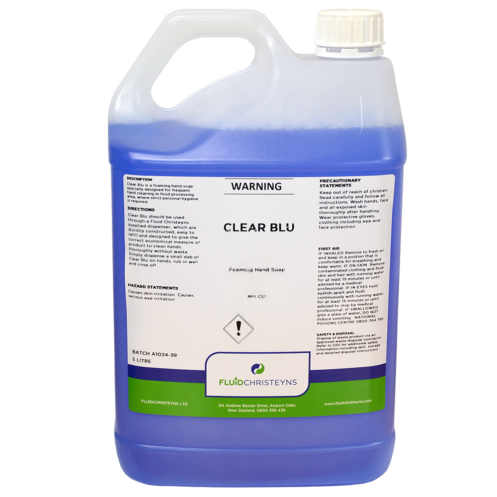 Clear Blu Foaming Hand Soap 5L Refill