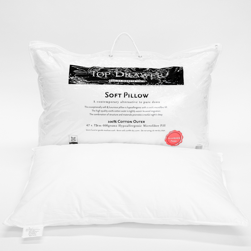 Pillow Soft Microfibre 600gms 45x70cm