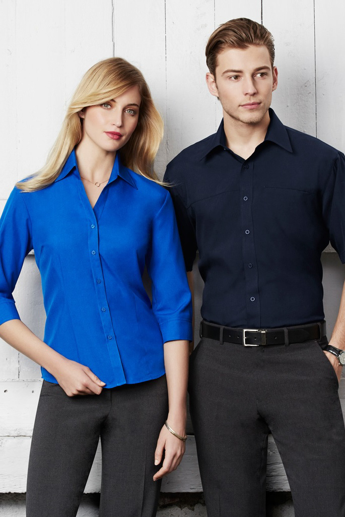Shirt Mens Plain Oasis SS