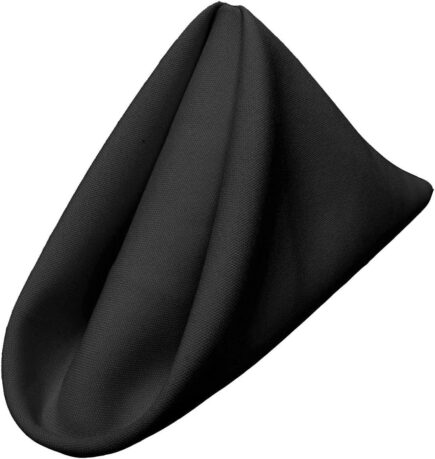 napkin-poly-black-50x50